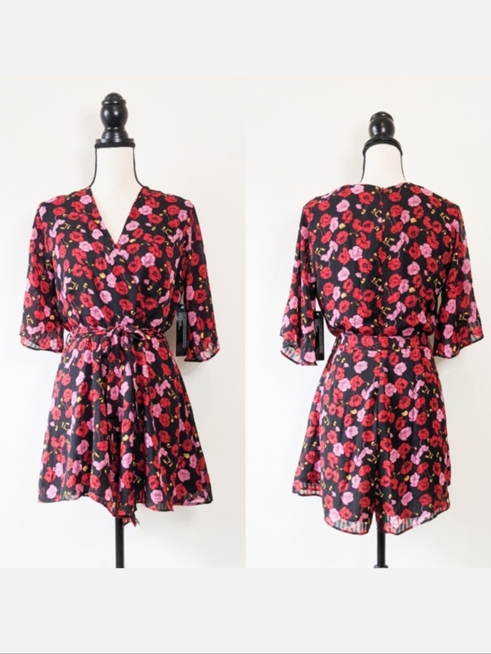 NWT Goldie London Floral Romper, Size Small